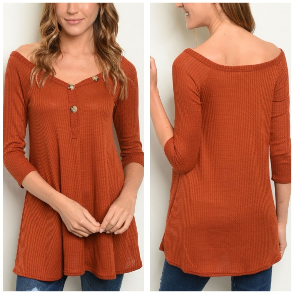 Sami  waffle knit tunics - Picture 2 of 4